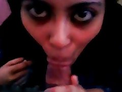 british indian girl sucking dick with cum in mouth