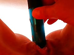 real amateur,gf big cum with  vibro