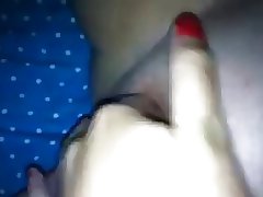 ex girlfriend fingering her pussy on film for me