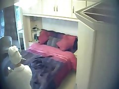 hidden cam catches wife playing with rabbit