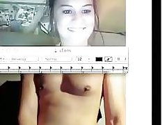 webcam flashing with cum