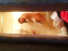 wife caught in shower