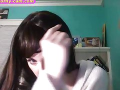 hawt webcam girl candy touching her titties